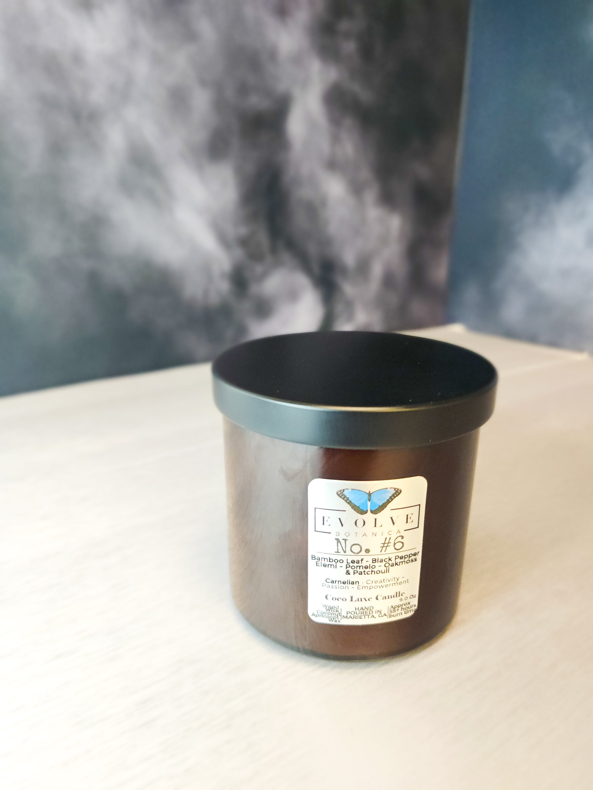 9oz Coco Luxe Candle - No. #6 (Carnelian)