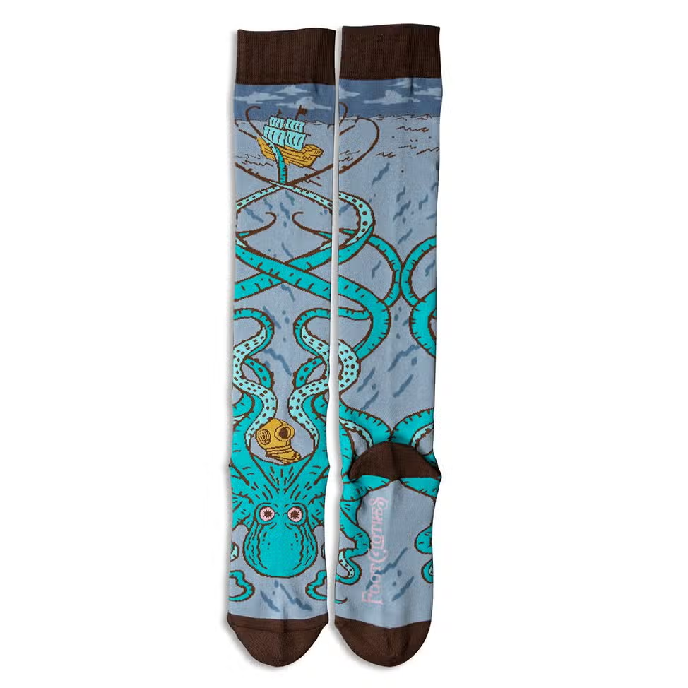 Evolve Botanica Attack of the Kraken Knee High Socks