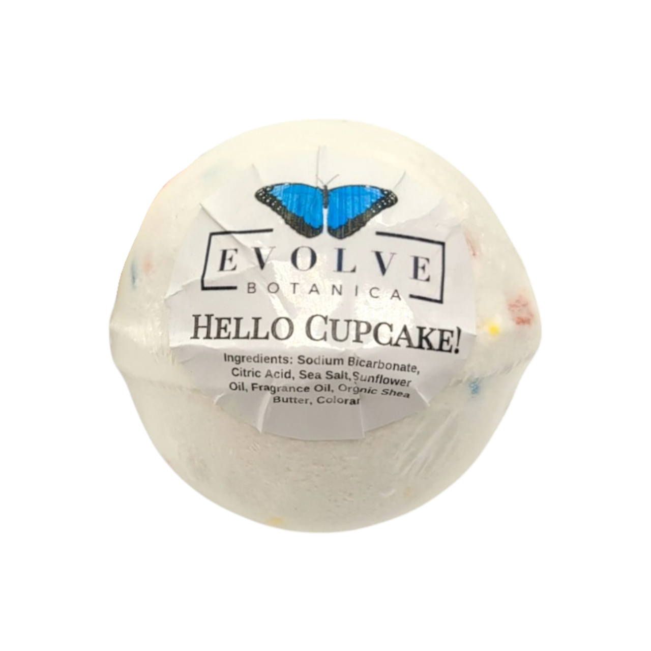 Hello Cupcake! Bath Bomb - Pound Cake, Vanilla & Lemon