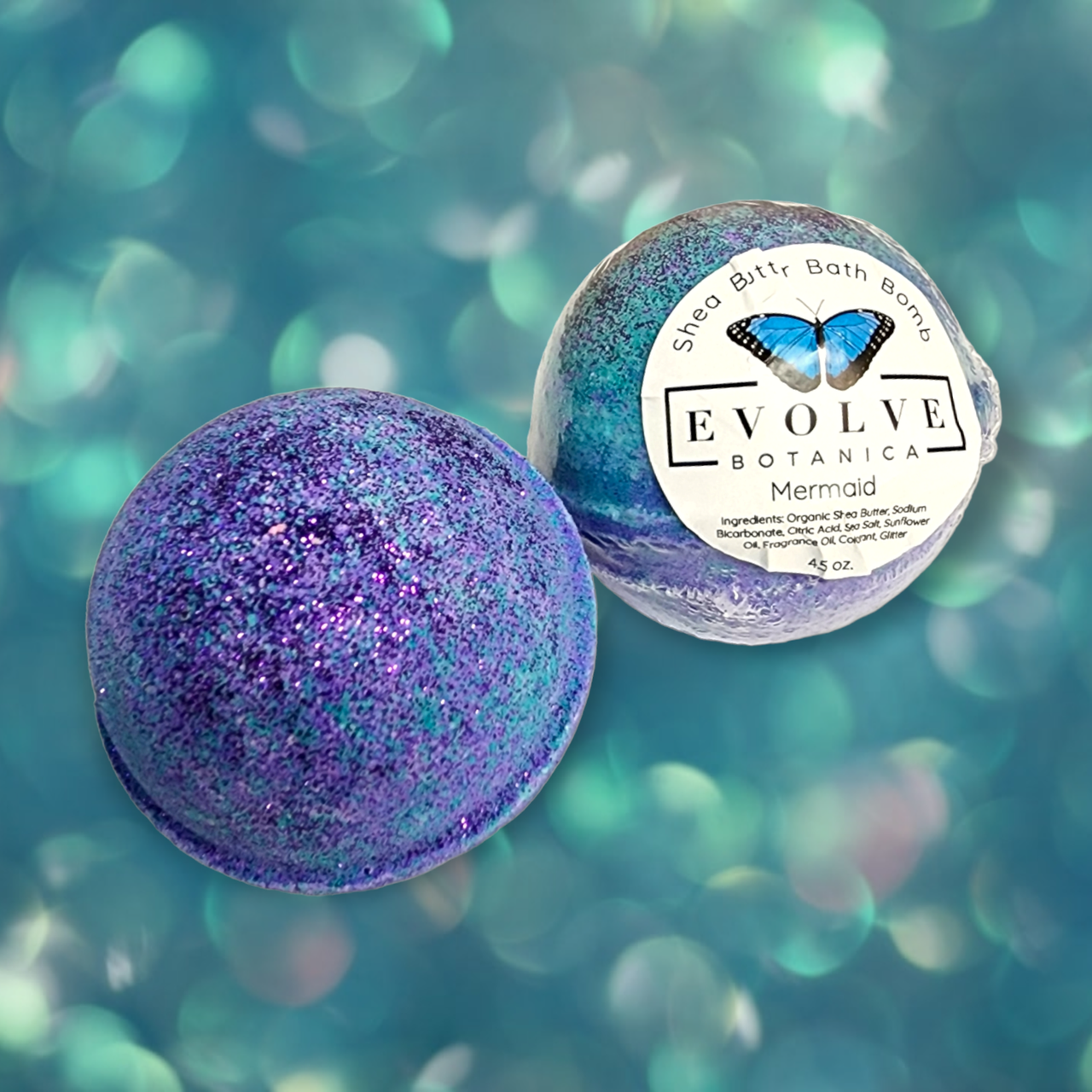 Evolve Botanica Bath Bombs Bath Bomb - Mermaid (Seasonal)