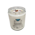Evolve Botanica Classic 9oz Jam Jar Crystal Soy Candle - Provence Lavender (Amethyst & Peridot)