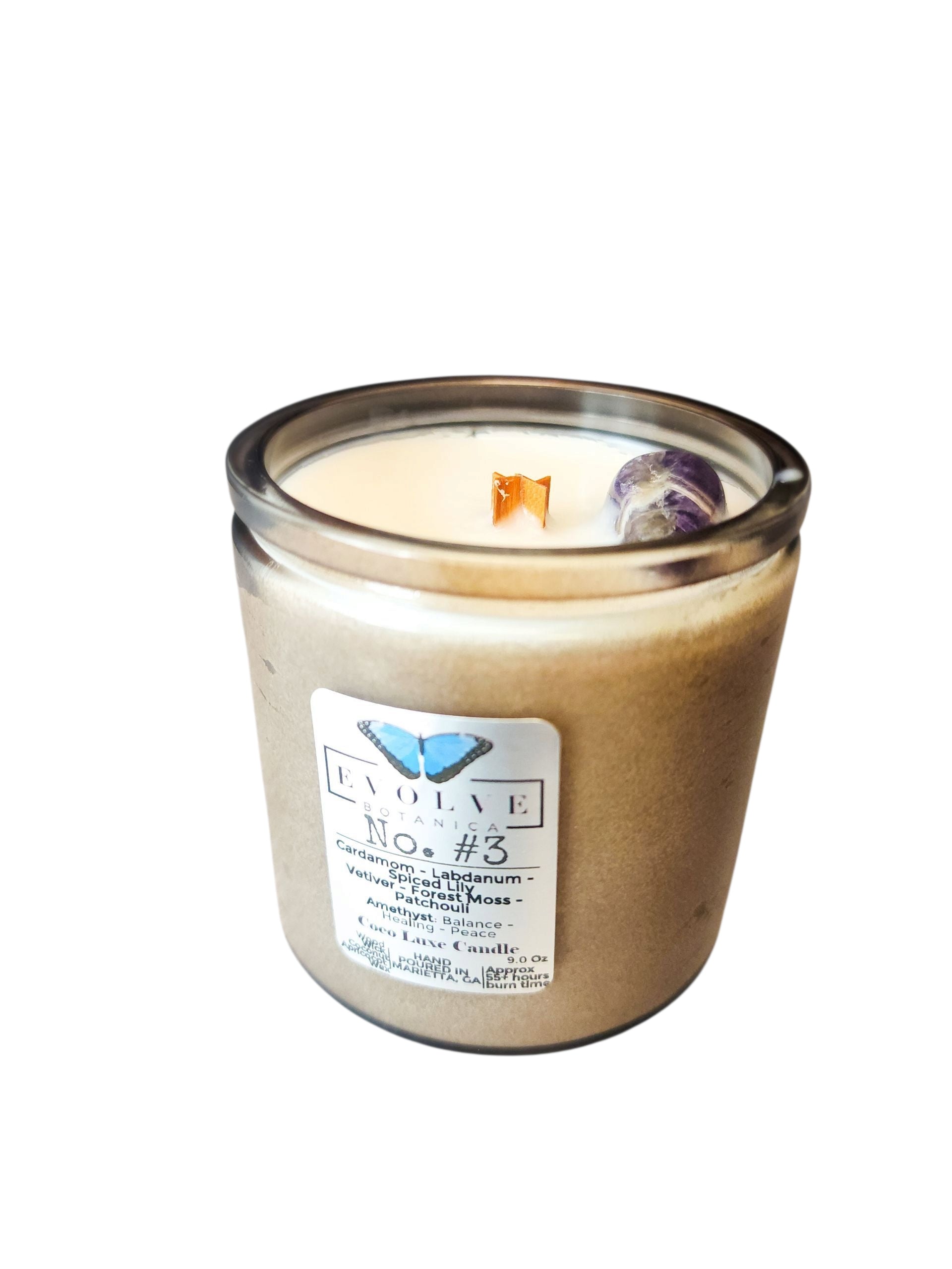 9oz Coco Luxe Candle - No. #3 (Amethyst)