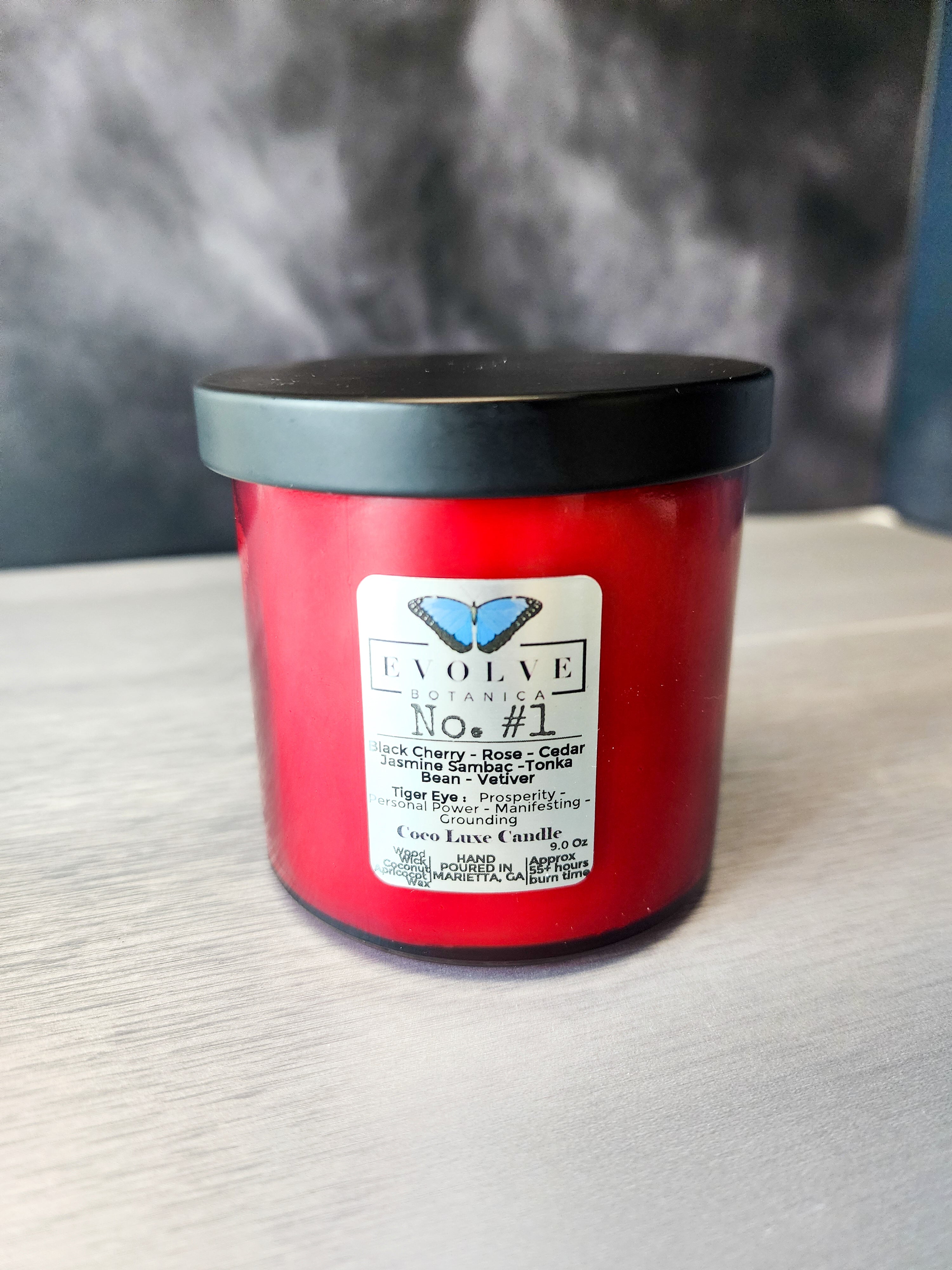 9oz Coco Luxe Candle - No. #1 (Tiger Eye)