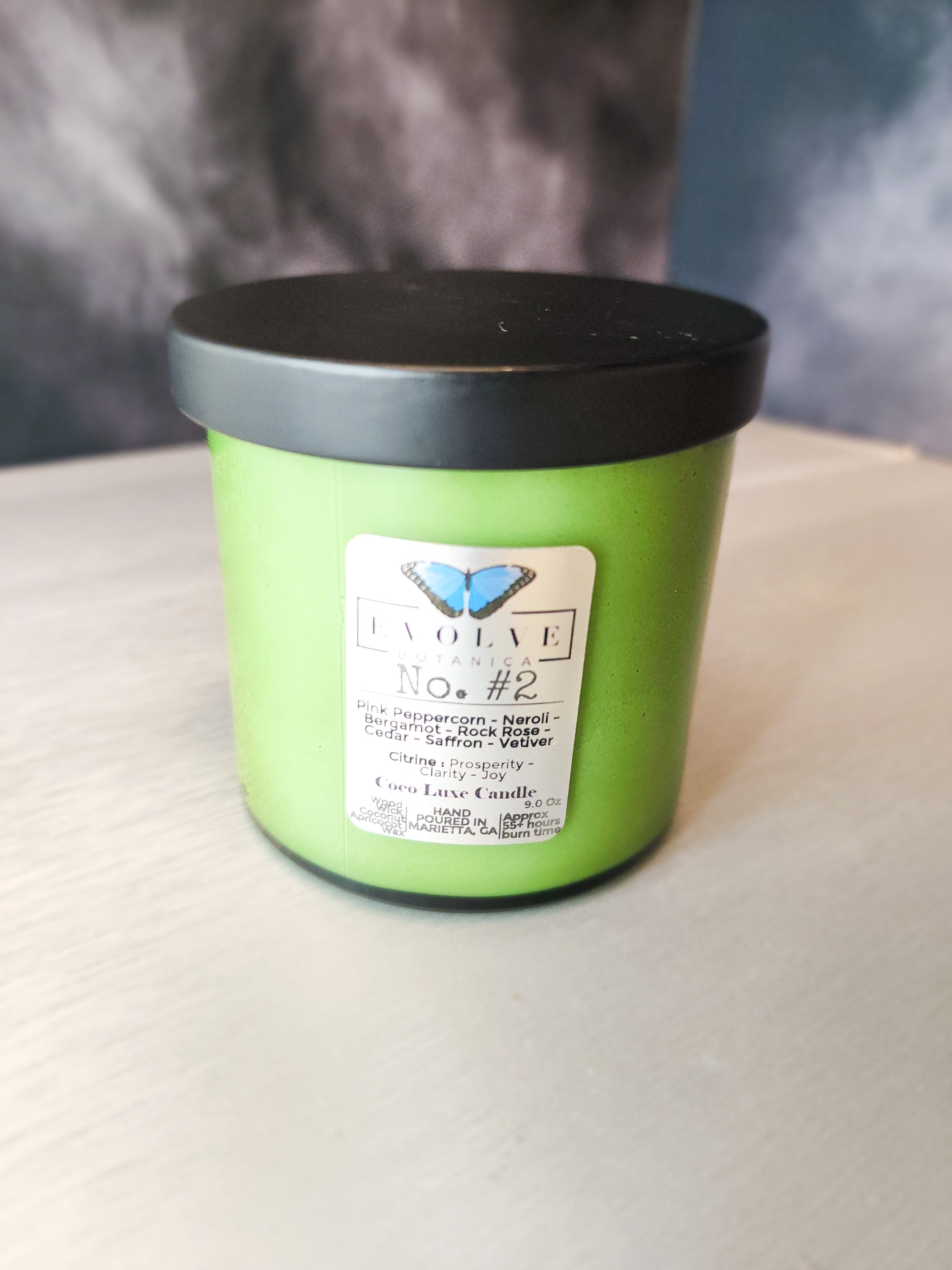 9oz Coco Luxe Candle - No. #2 (Citrine)