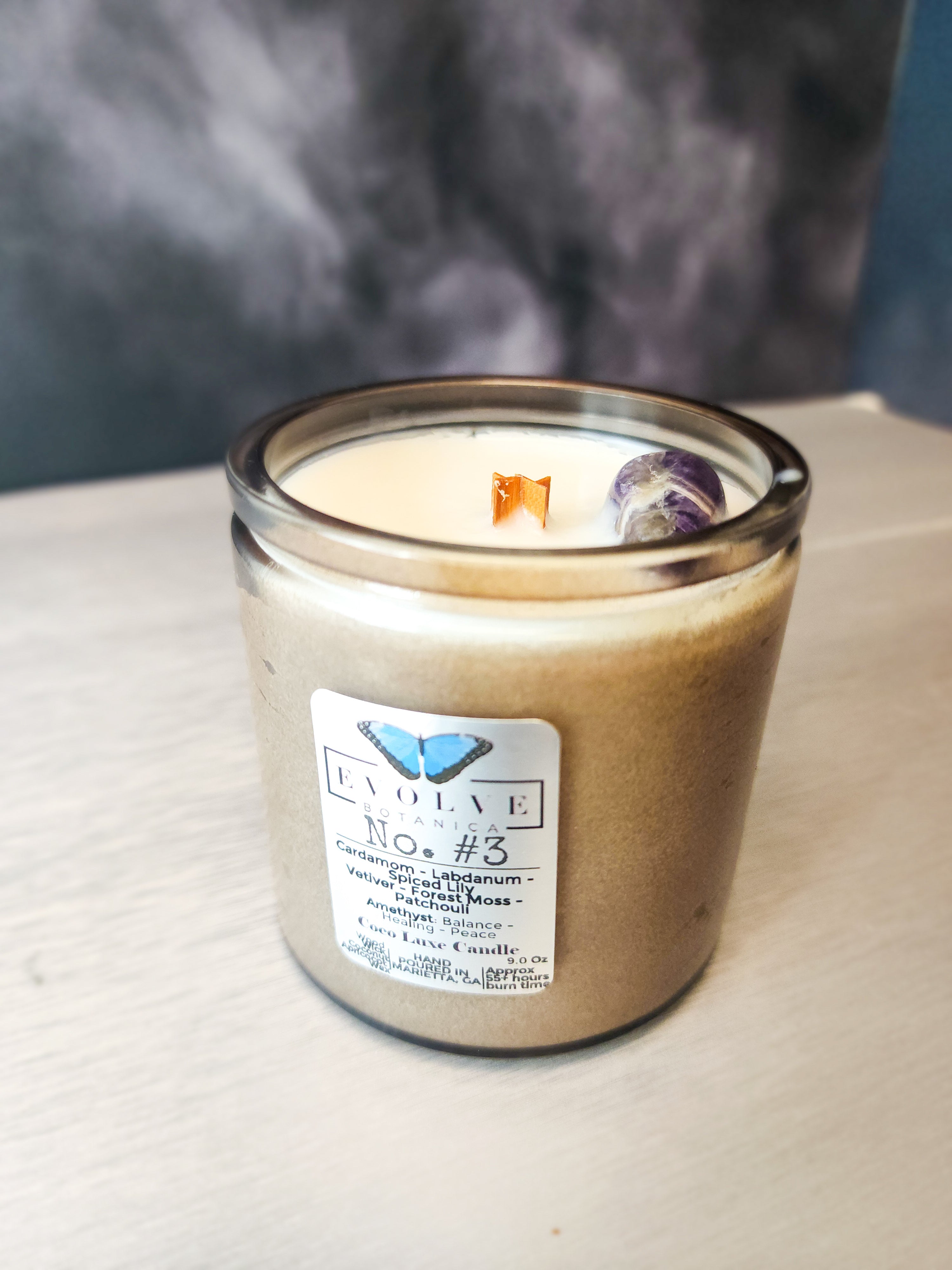 9oz Coco Luxe Candle - No. #3 (Amethyst)