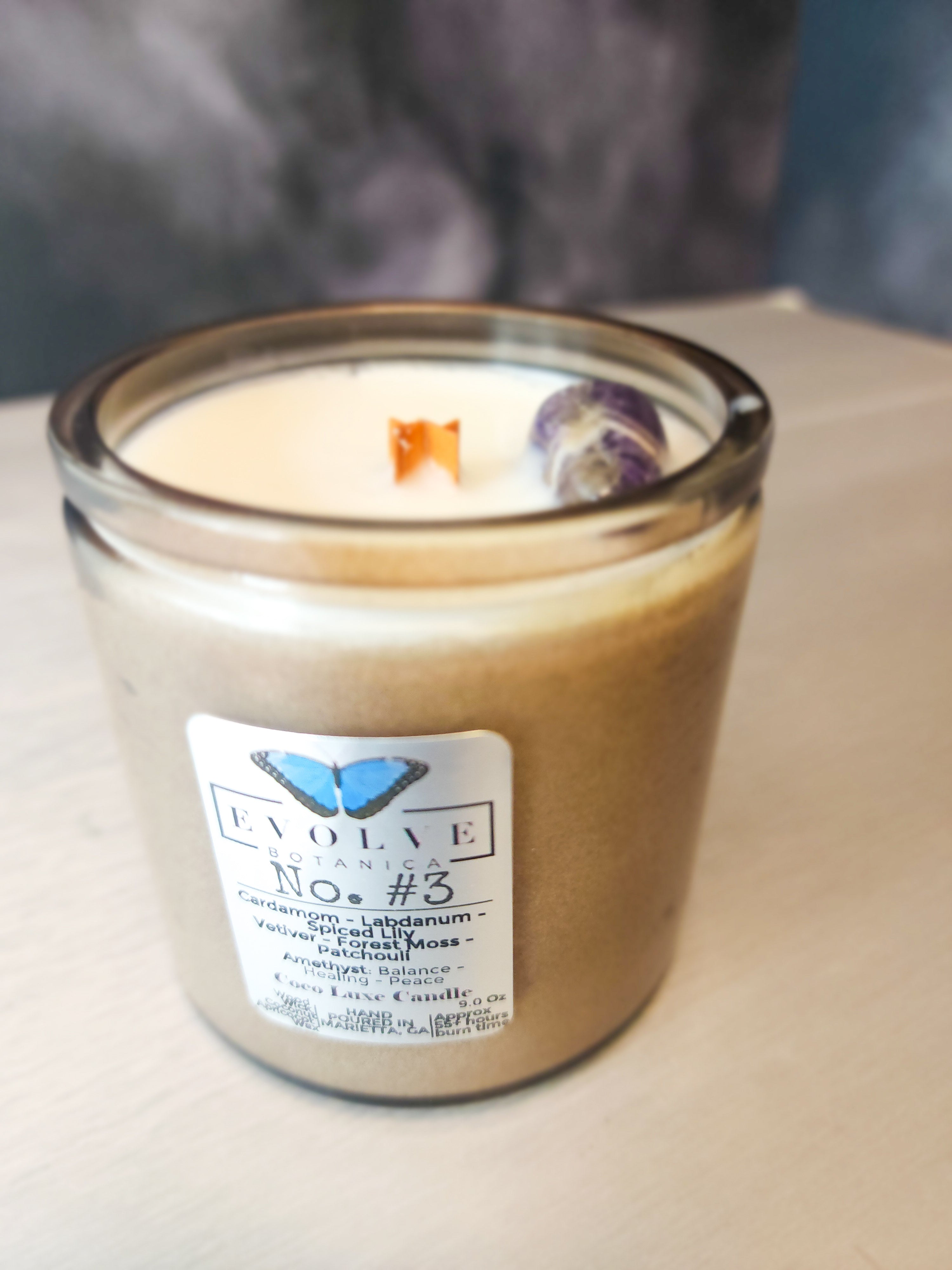 9oz Coco Luxe Candle - No. #3 (Amethyst)