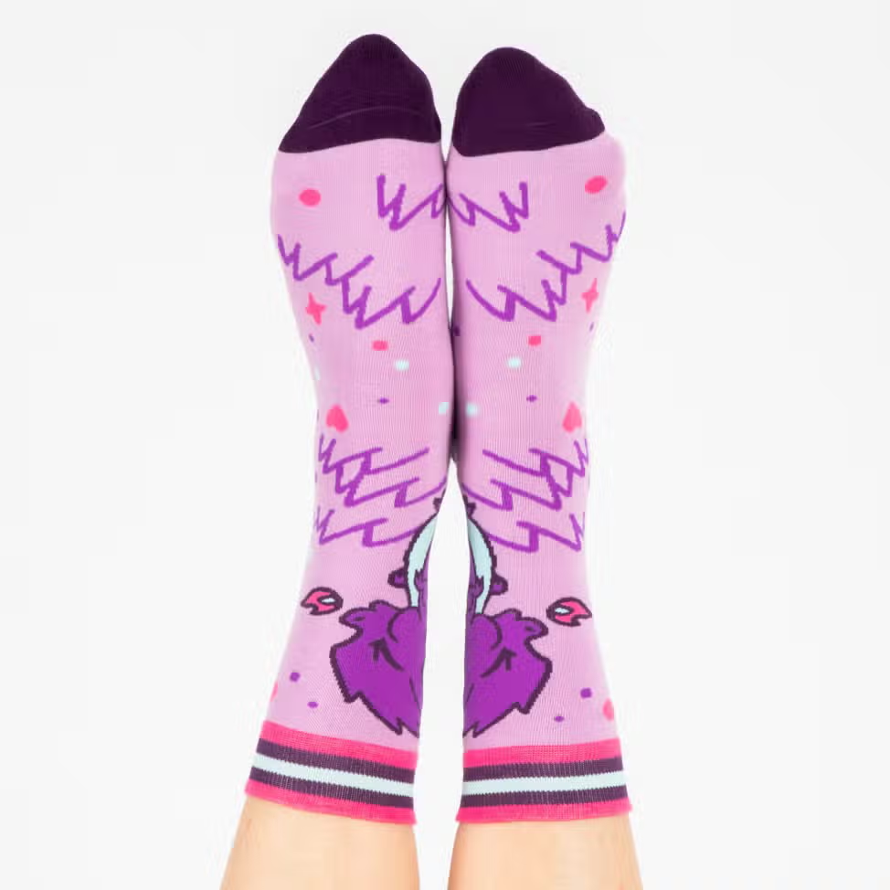 Evolve Botanica Cute Dragon Crew Socks