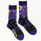 Evolve Botanica Haunted House Crew Socks
