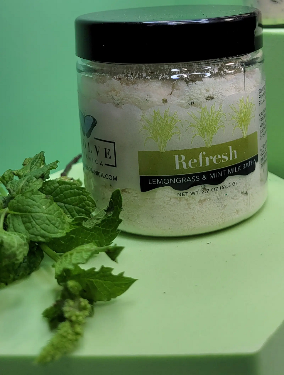 Evolve Botanica Milk Baths Milk Bath - Refresh (Lemongrass & Mint) Mini