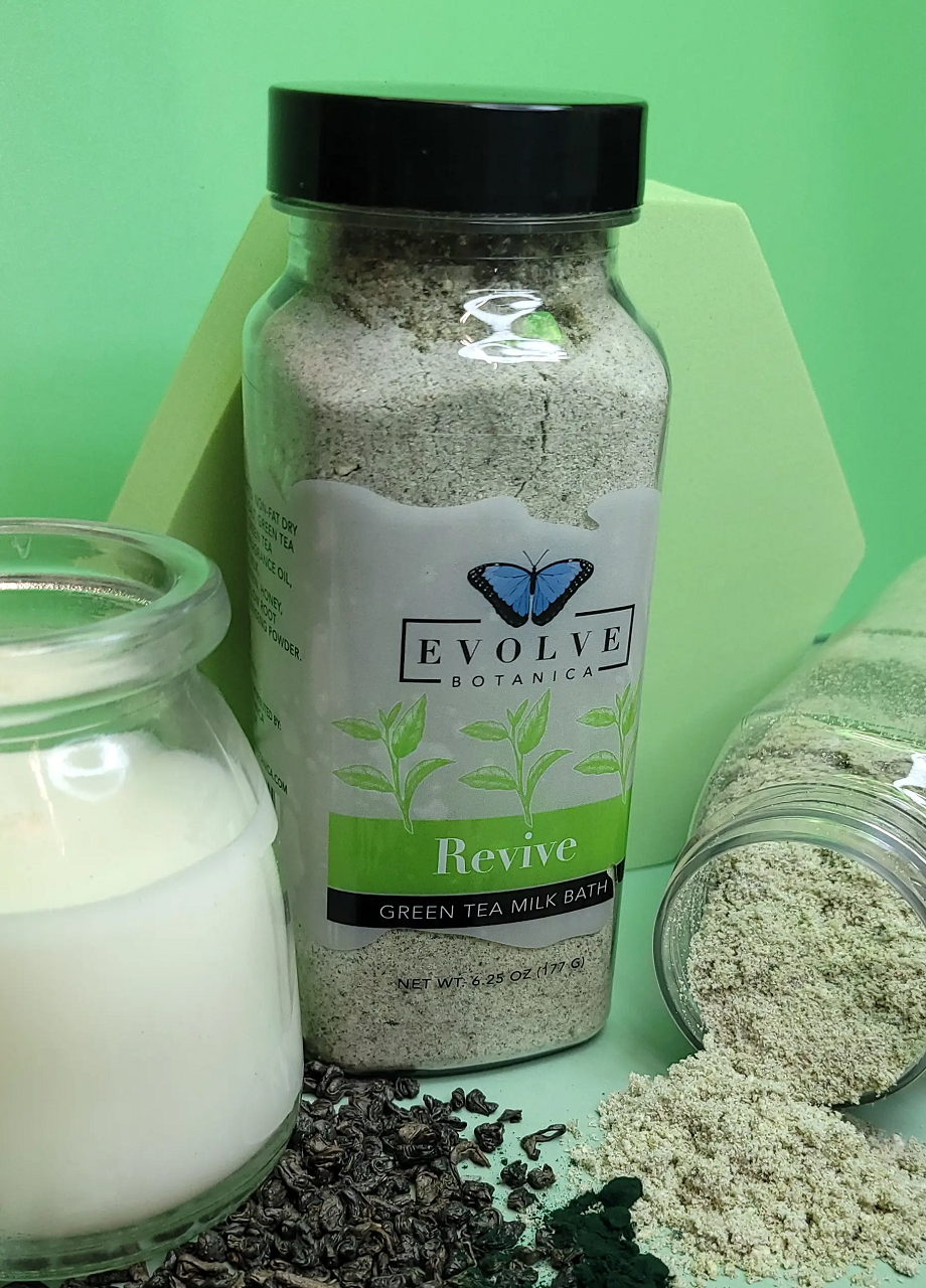 Milk Bath - Revive (Green Tea) Bath & Shower Evolve Botanica