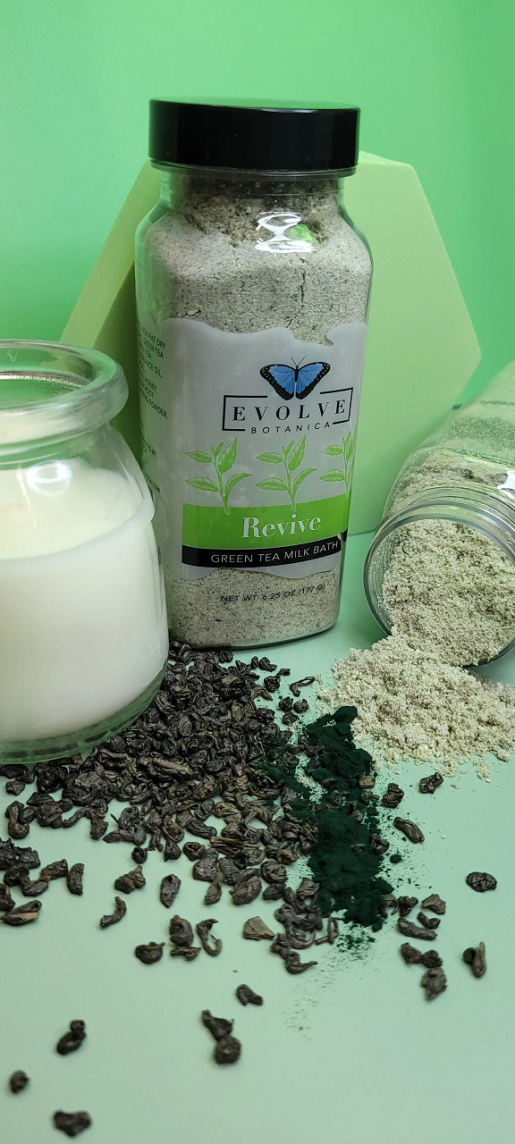 Milk Bath - Revive (Green Tea) Bath & Shower Evolve Botanica