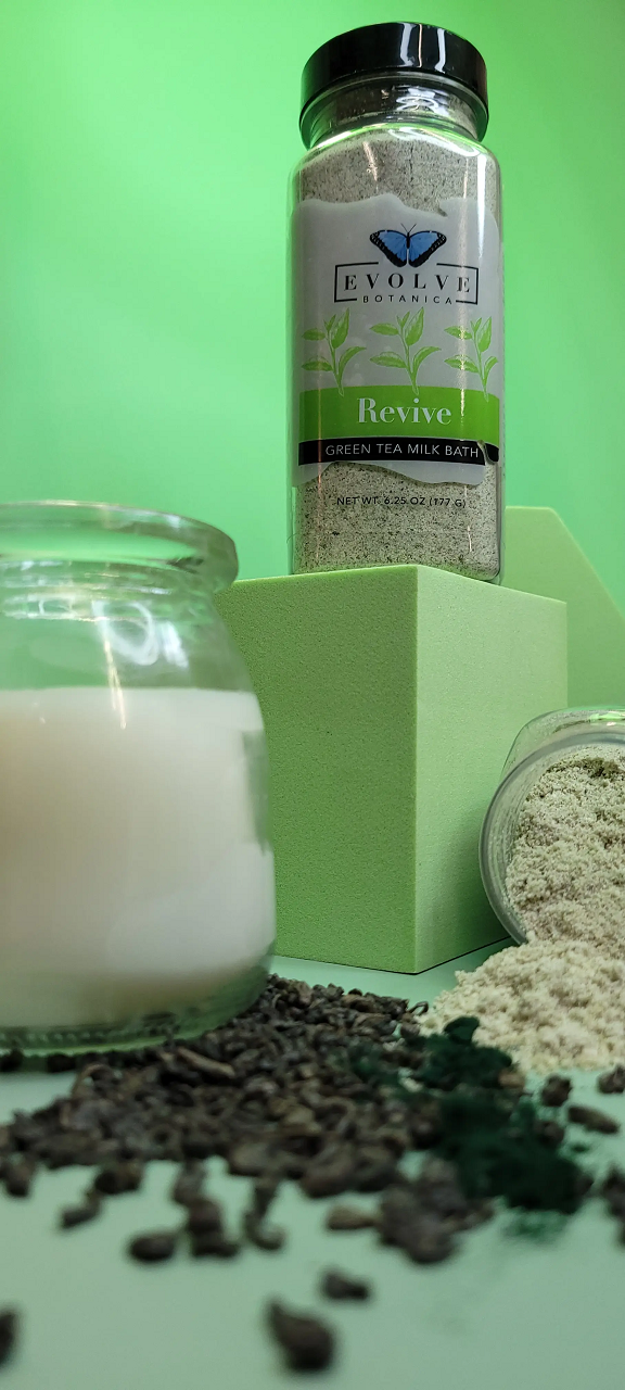 Milk Bath - Revive (Green Tea) Bath & Shower Evolve Botanica