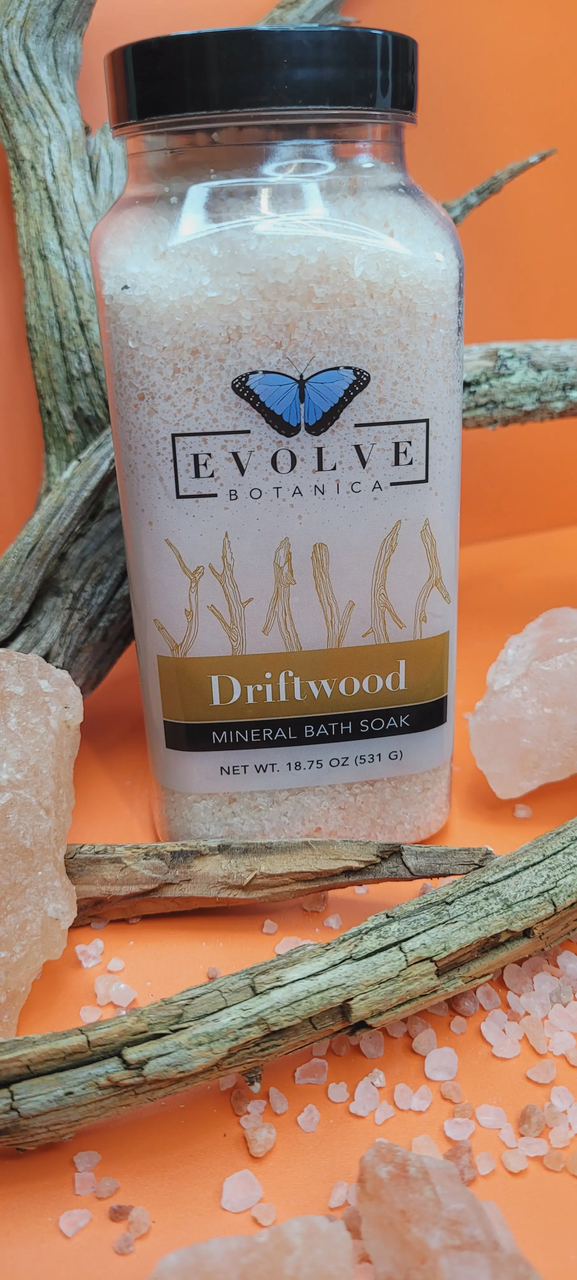 Mineral Soak - Driftwood (Bath Salt) Bath & Shower Evolve Botanica