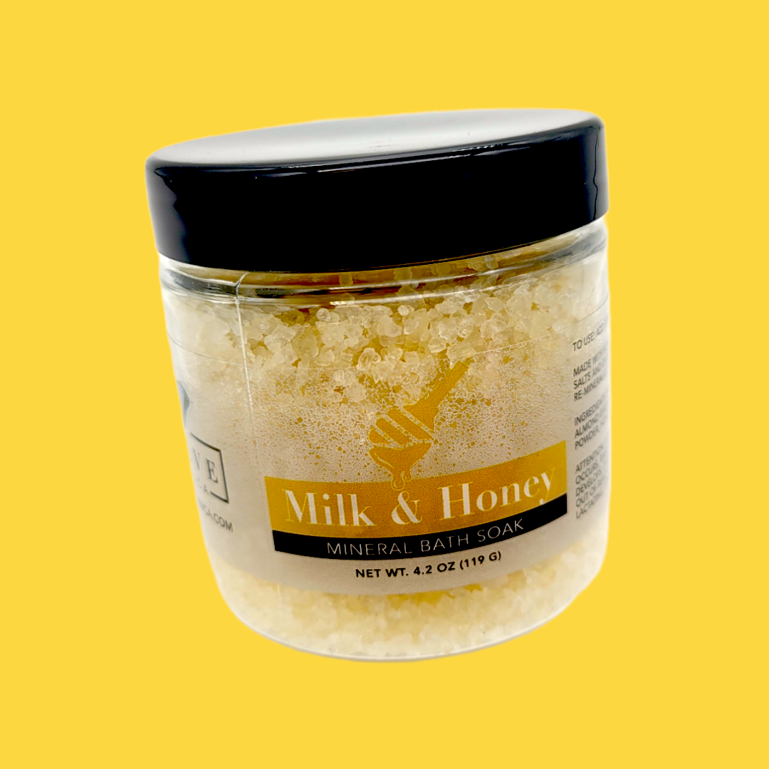 Evolve Botanica Mineral Soaks Mineral Soak - Milk & Honey (Bath Salt) Mini