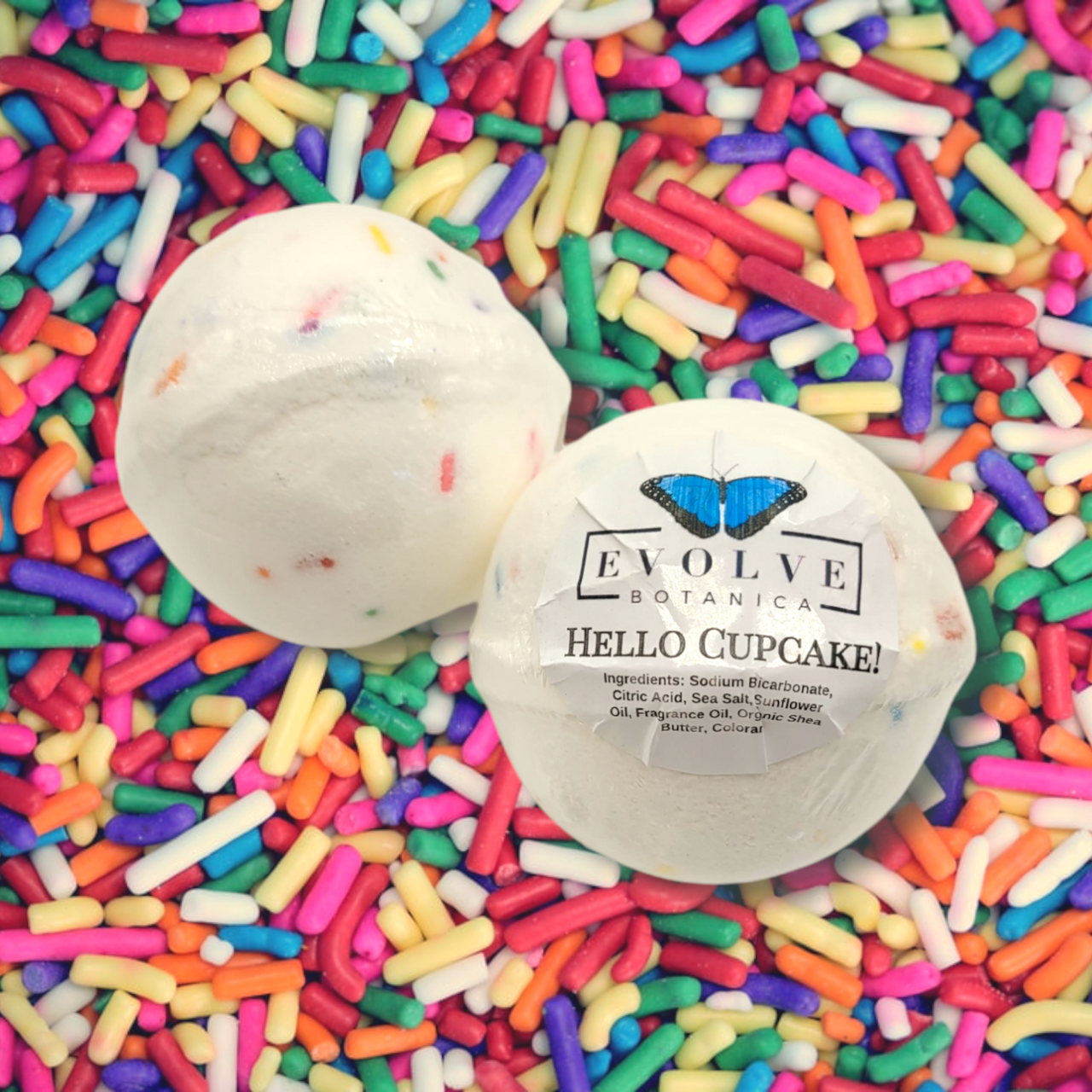 Evolve Botanica Bath Bombs Bath Bomb - Hello Cupcake
