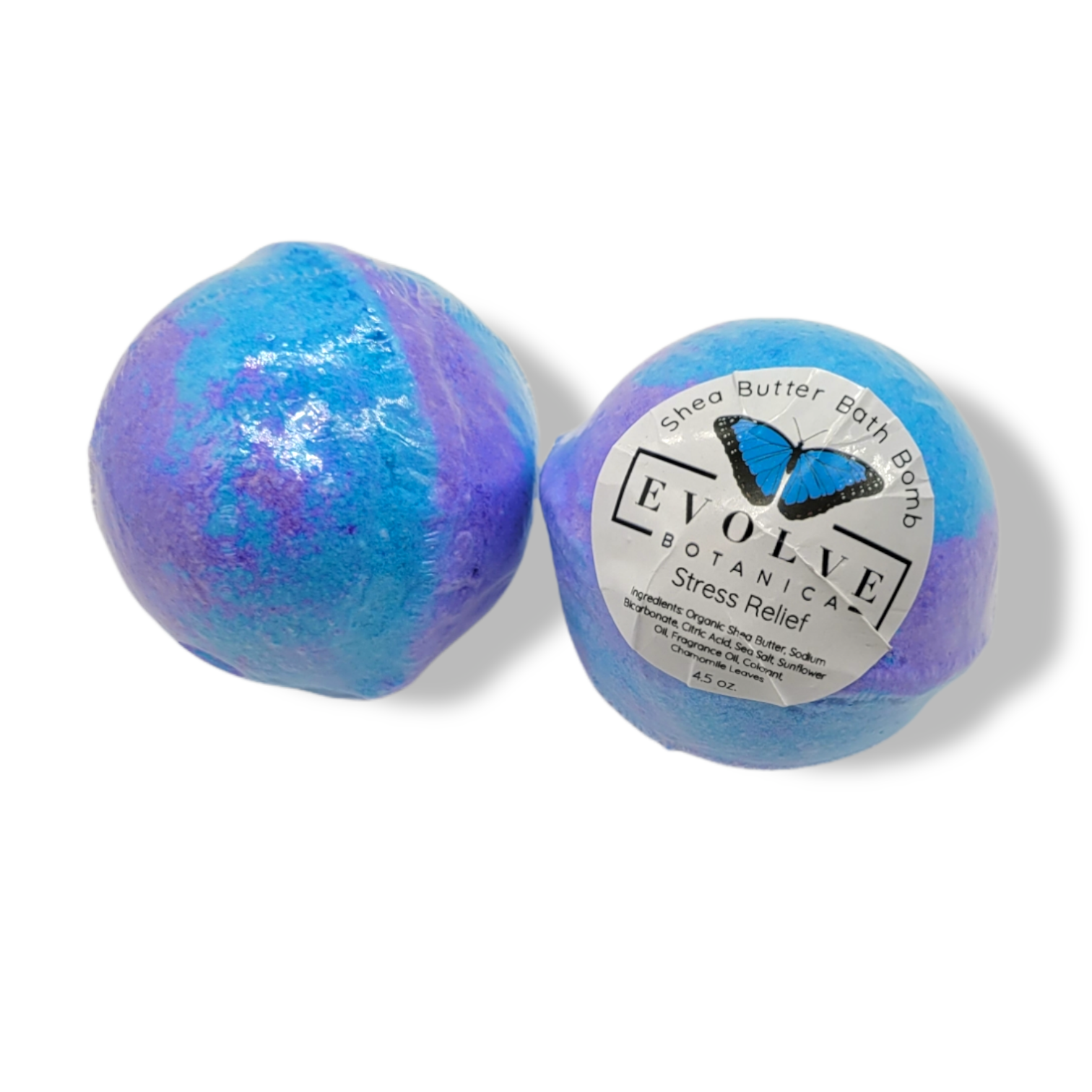 Stress Relief Bath Bomb - Eucalyptus, Spearmint & Chamomile
