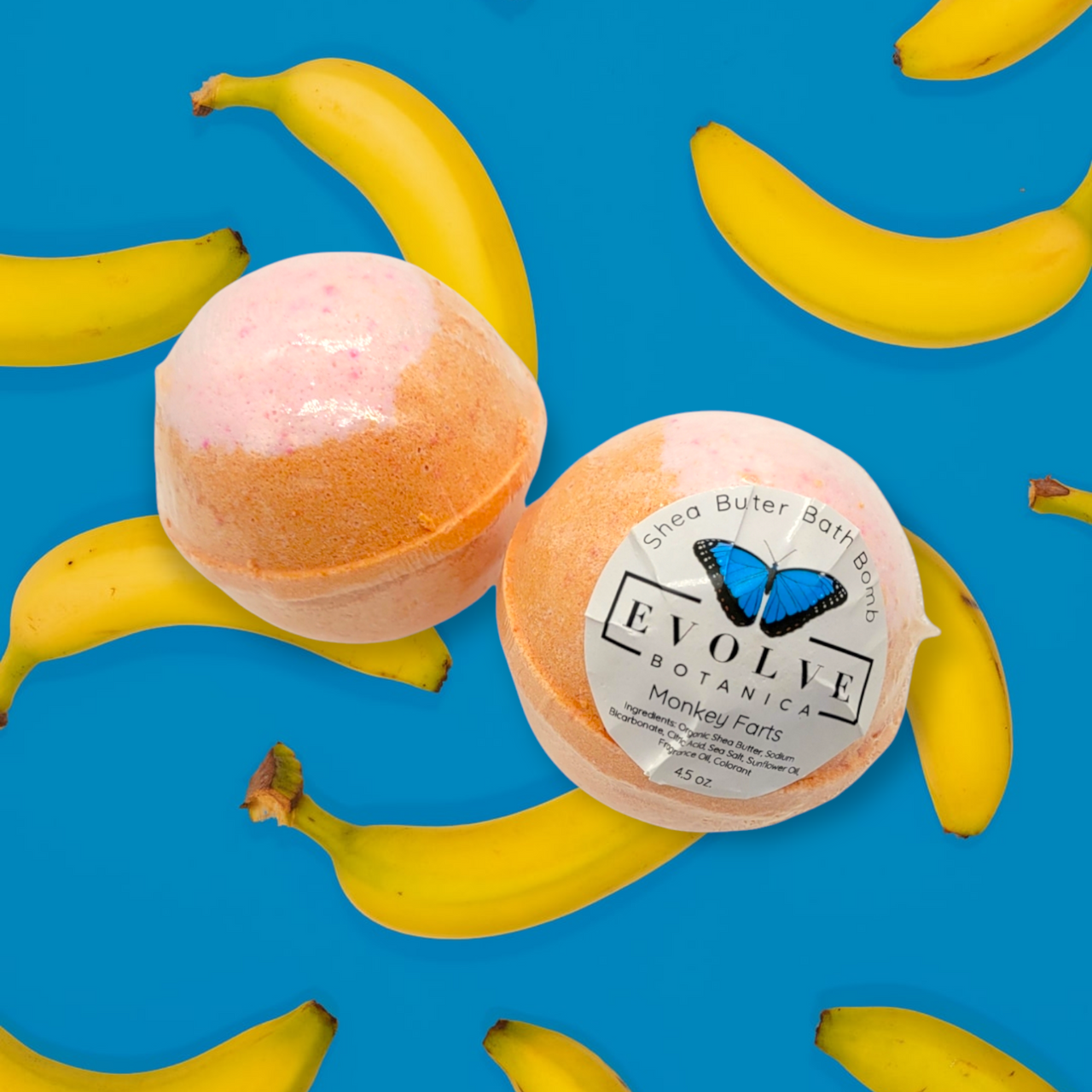 Evolve Botanica Bath Bombs Bath Bomb - Monkey Farts