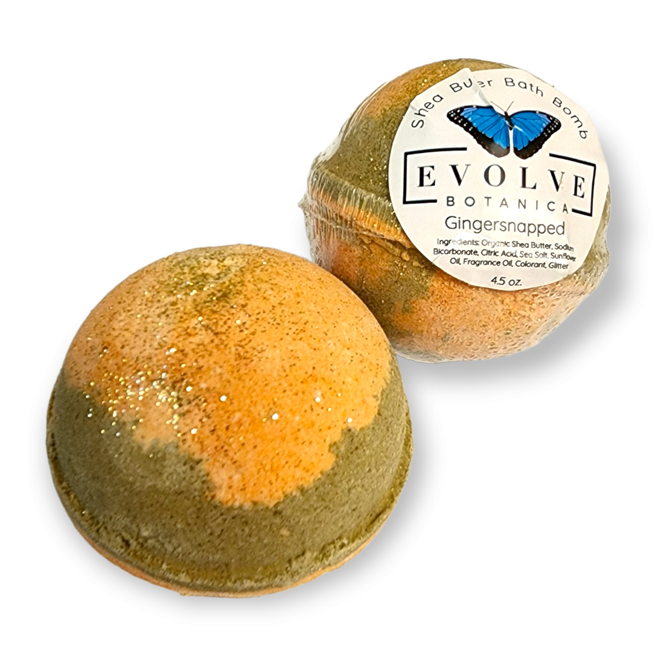 Evolve Botanica Bath Bombs Bath Bomb - Gingersnapped ( Christmas - Holiday )