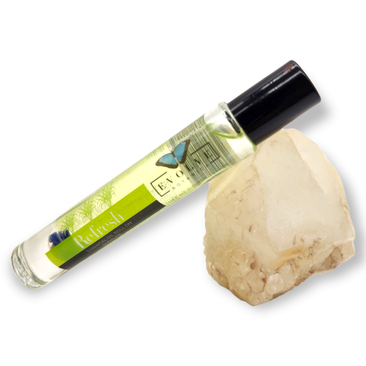 Evoleve Botanica Gemstones Gemstone Essential Oil Roll On - Refresh