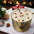 Evolve Botanica Starlight Candle - Holiday Vibes (Wood Wick Gemstone Soy Candle)