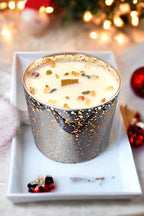 Evolve Botanica Starlight Candle - Fireside Cider (Wood Wick Carnelian & Tigers Eye Gemstone Soy Candle)