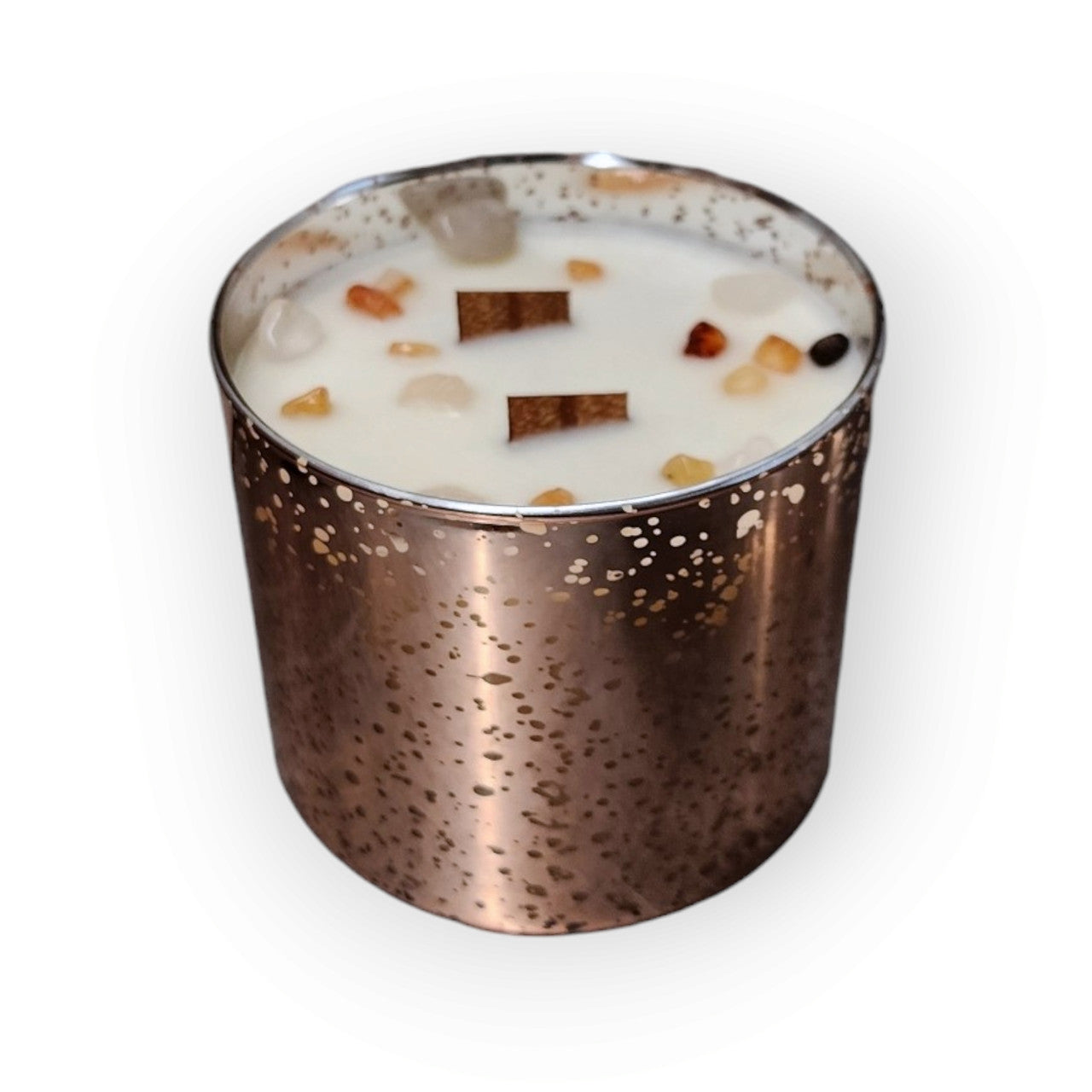 Evolve Botanica Starlight Candle - Date Night (Rose Quartz & Carnelian)
