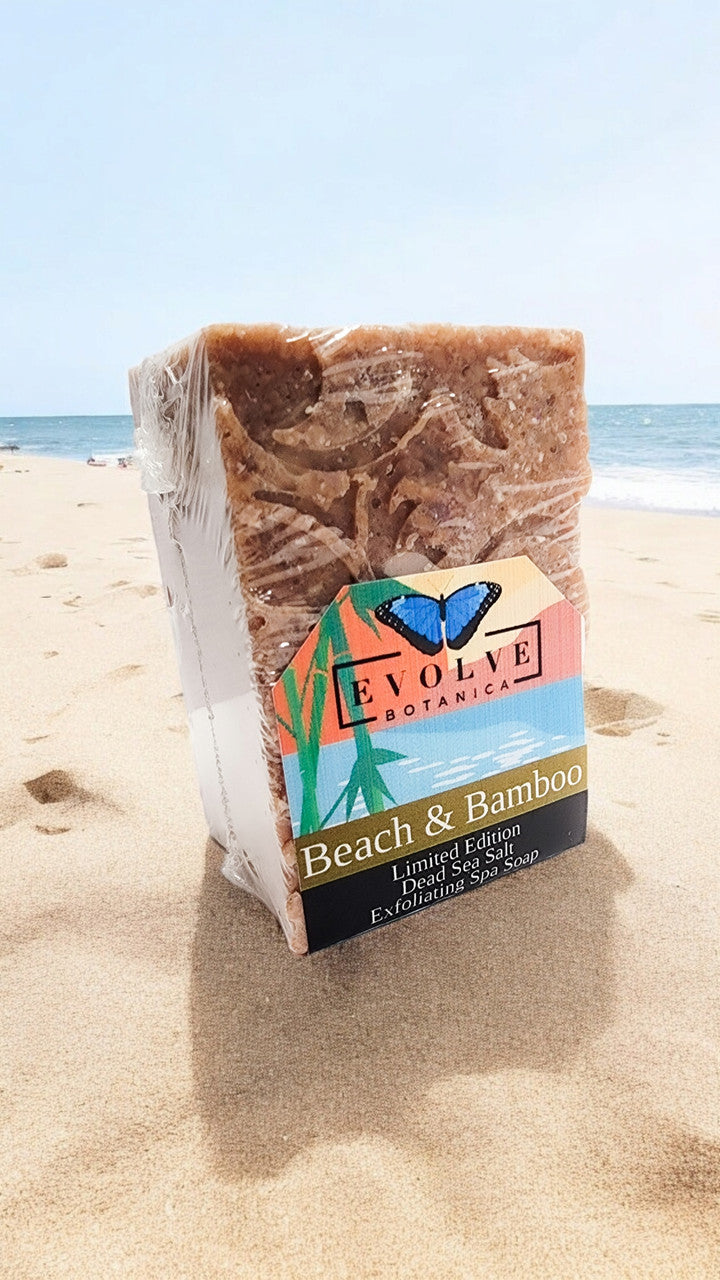 Evolve Botanica Specialty Soap - Beach & Bamboo (Limited Edition Salt Bar)