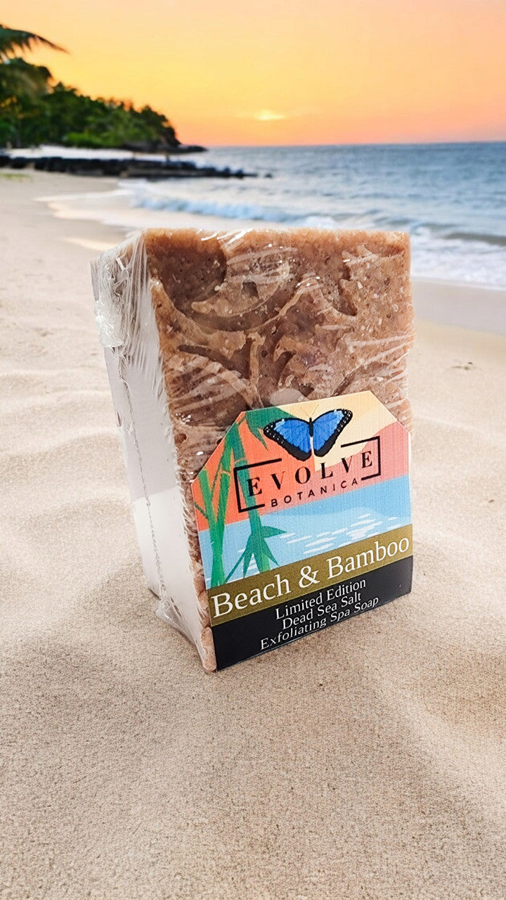 Evolve Botanica Specialty Soap - Beach & Bamboo (Limited Edition Salt Bar)