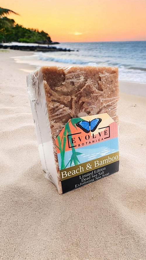 Evolve Botanica Specialty Soap - Beach & Bamboo (Limited Edition Salt Bar)