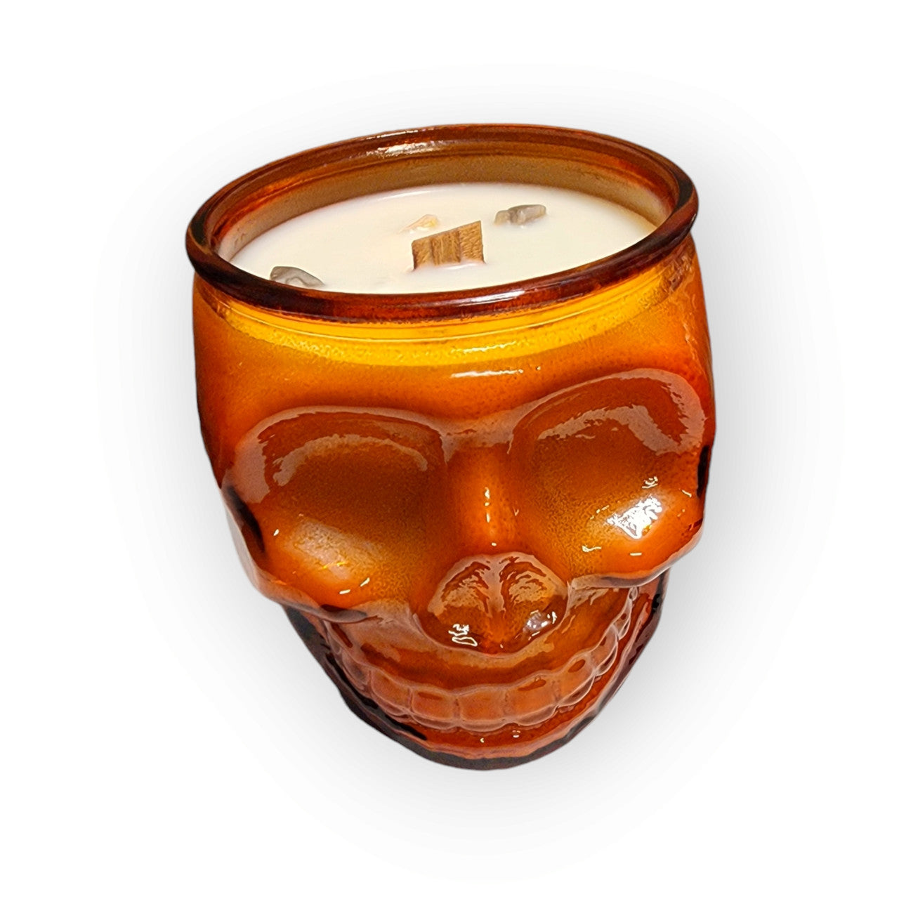 Crystal Skull - Candy Apple (Peach Moonstone)