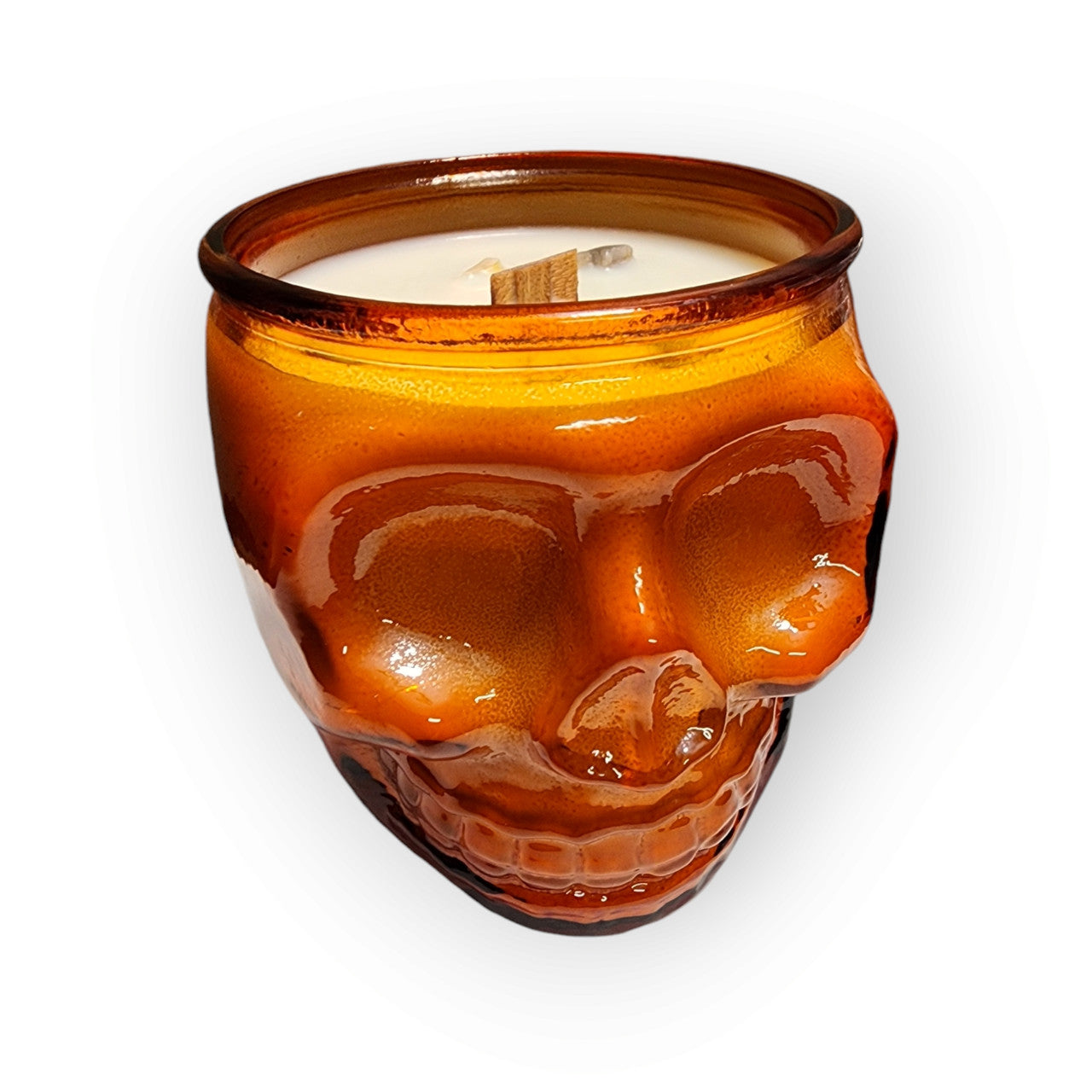 Crystal Skull - Candy Apple (Peach Moonstone)