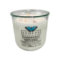 Rosewater Rocks candle with Rose Quartz & Moonstone — rose petal & rosewater scent