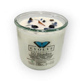 Sigil & Smoke Rocks candle with Onyx & Blue Kyanite — smoky incense and mystical scent
