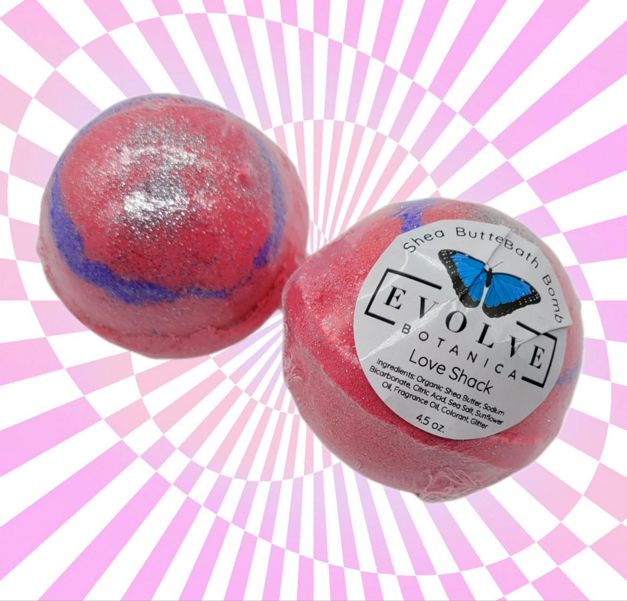 Evolve Botanica Bath Bombs Bath Bomb - Love Shack