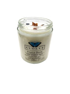Evolve Botanica Classic 9oz Jam Jar Crystal Soy Candle - Pixie Dust (Watermelon Tourmaline)