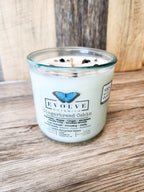 Evolve Botanica Rocks Candle - Gingerbread Cabin (Wood Wick, Onyx & Smoky Quartz, Soy Candle)