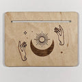 Evolve Botanica Sun and Moon Tarot Card Stand - Card of the Day