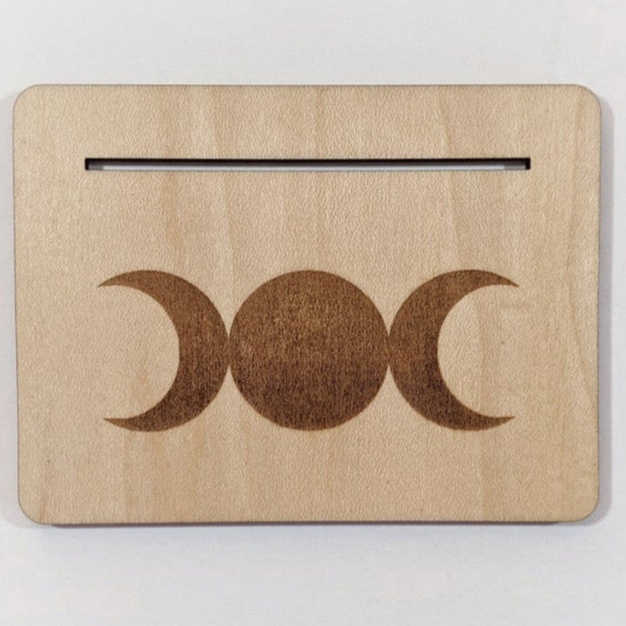 Evolve Botanica Triple Moon Tarot Card Stand - Card of the Day