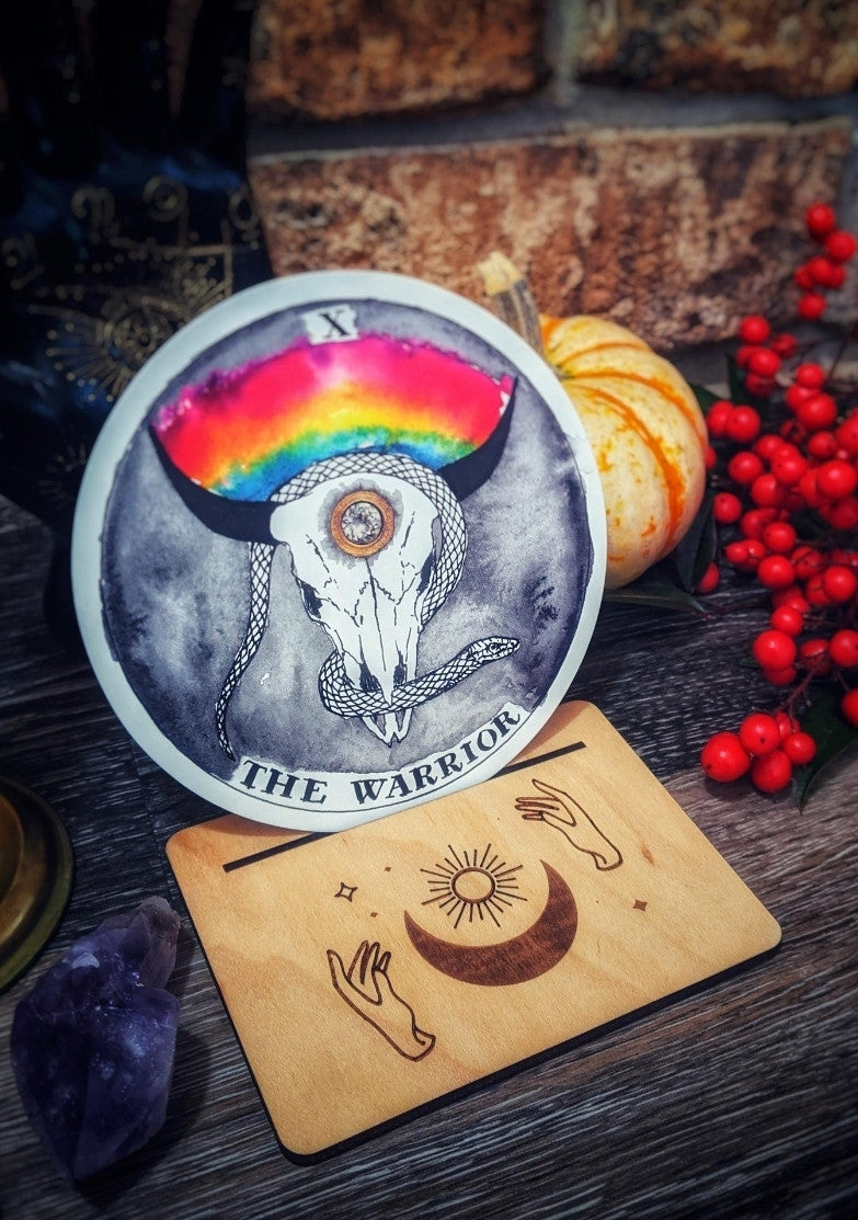 Evolve Botanica Sun and Moon Tarot Card Stand - Card of the Day