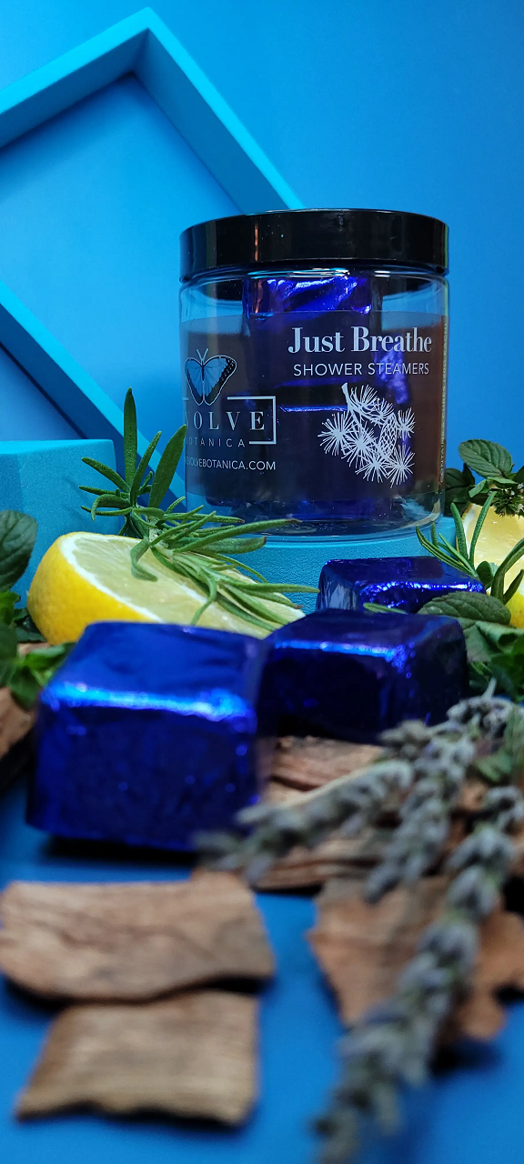 Shower Steamers - Just Breathe Shower Steamers Evolve Botanica