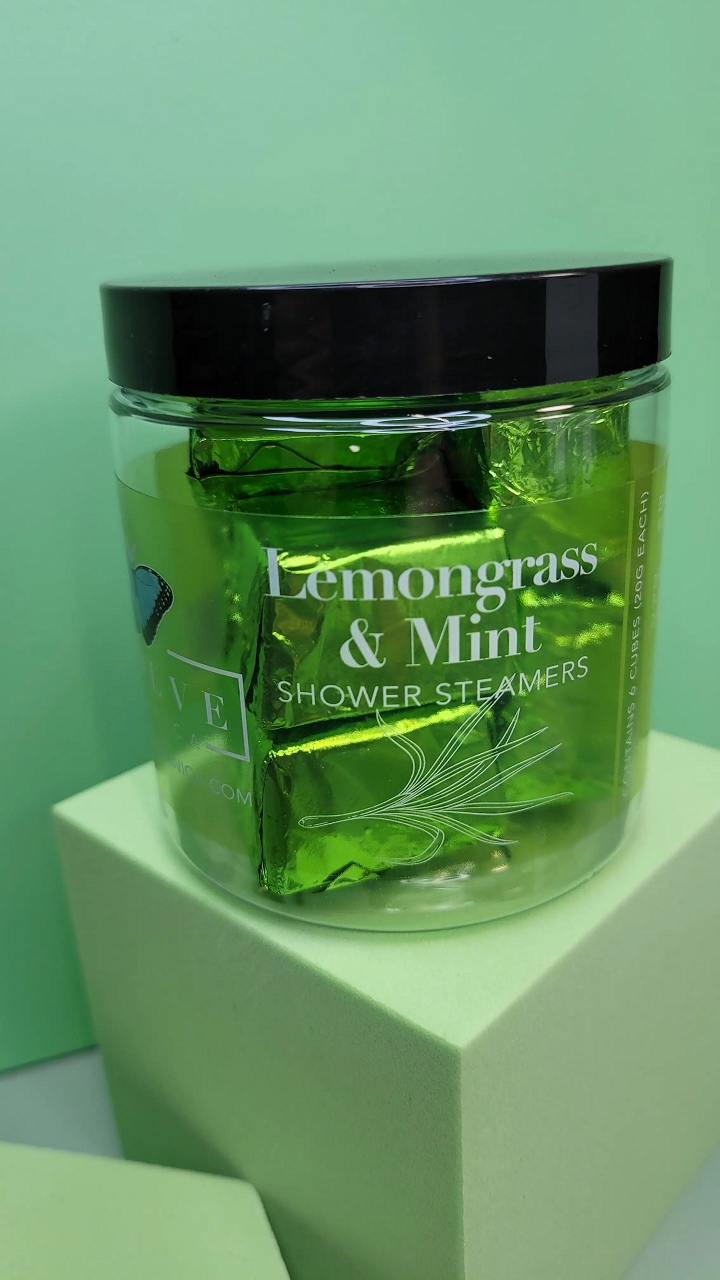 Shower Steamers - Lemongrass Mint Bath & Shower Evolve Botanica