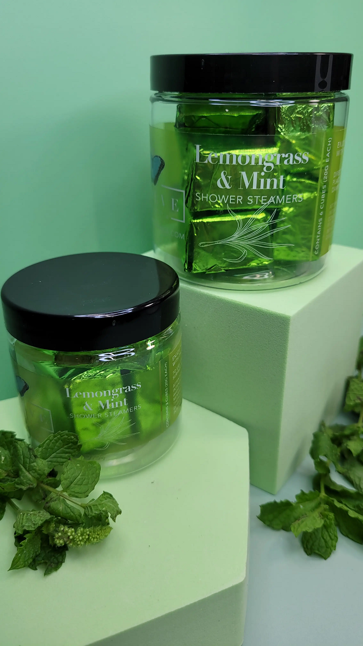 Shower Steamers - Lemongrass Mint Bath & Shower Evolve Botanica