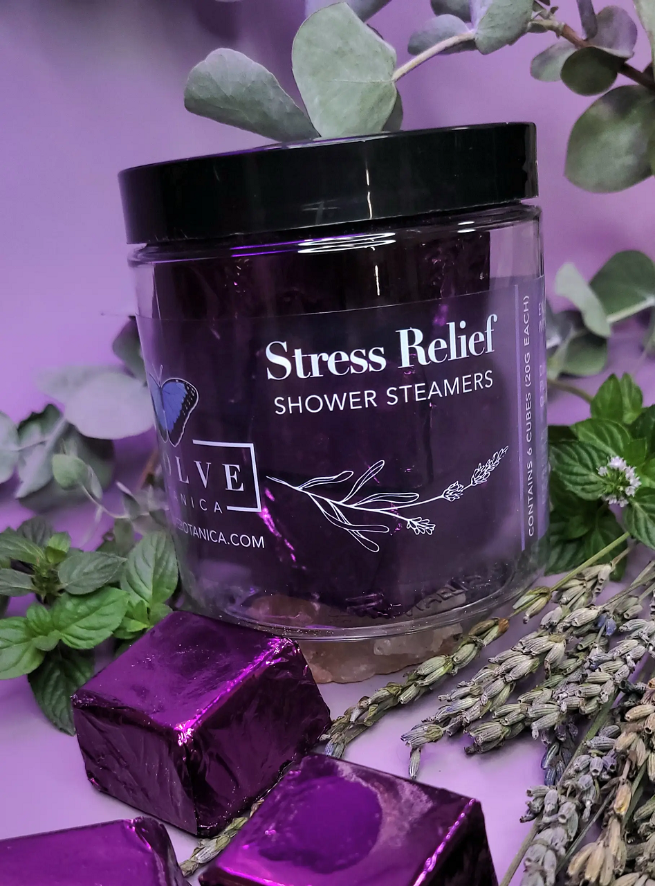 Shower Steamers - Stress Relief Shower Steamers Evolve Botanica