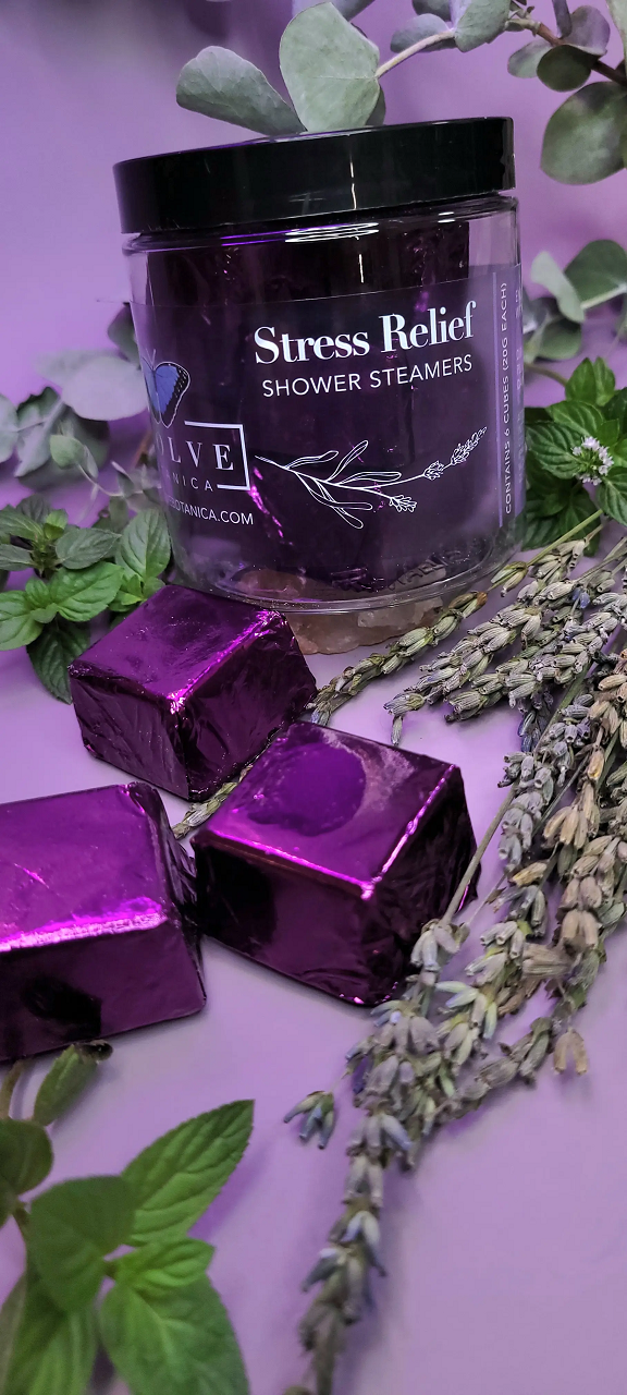 Shower Steamers - Stress Relief Shower Steamers Evolve Botanica