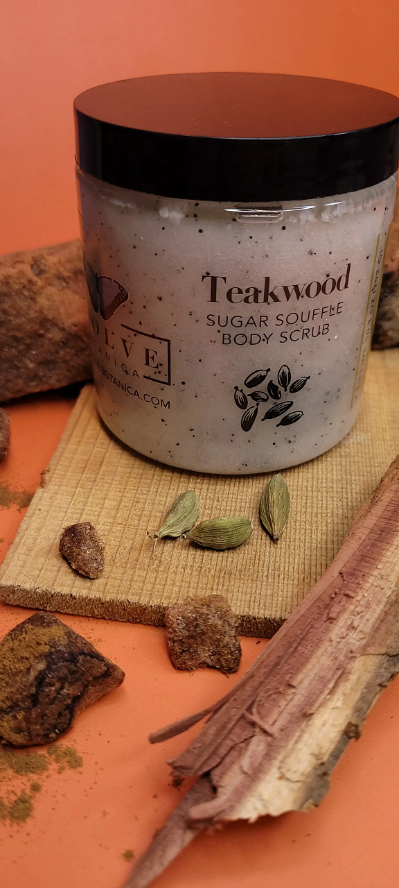 Skincare - Sugar Souffle Body Polish - Teakwood Skincare Evolve Botanica