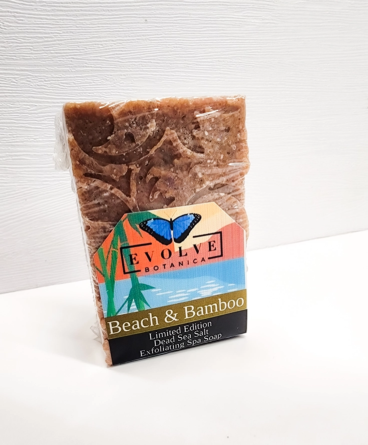 Evolve Botanica Specialty Soap - Beach & Bamboo (Limited Edition Salt Bar)