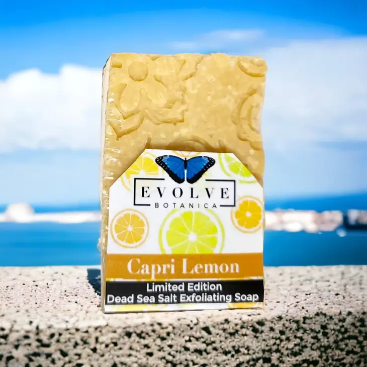 Specialty Soap - Capri Lemon (Limited Edition Salt Bar) Evolve Botanica