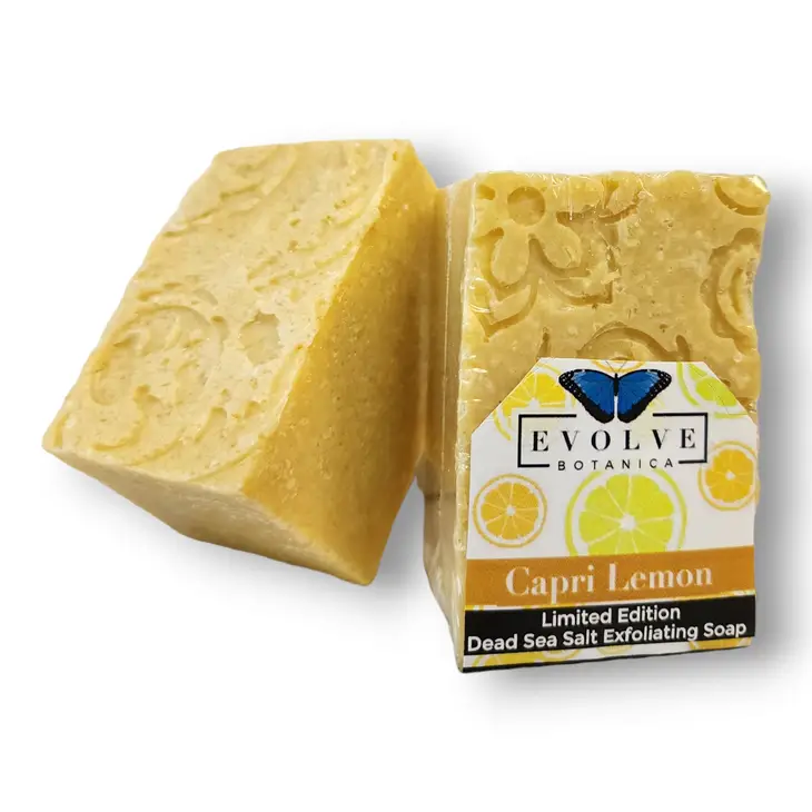 Specialty Soap - Capri Lemon (Limited Edition Salt Bar) Evolve Botanica