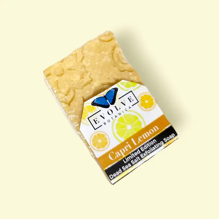 Specialty Soap - Capri Lemon (Limited Edition Salt Bar) Evolve Botanica