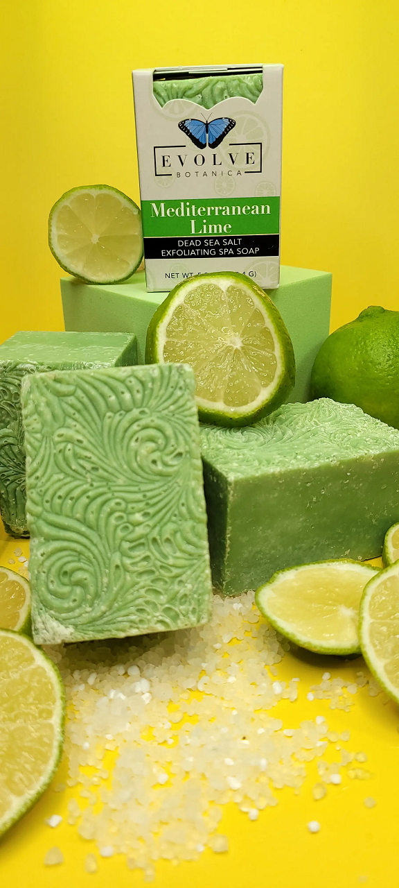 Specialty Soap - Mediterranean Lime Salt Bar Specialty Soaps Evolve Botanica